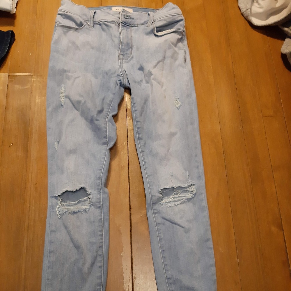 PacSun Distressed Light Blue Jeans